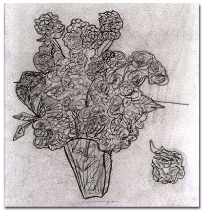 flower study/ drawing