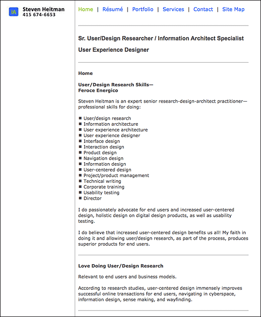 portfolio Website required for graduation