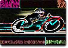 illustration BMW motorcycle