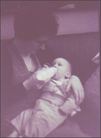 my mother at Juilliard preparing for lessons